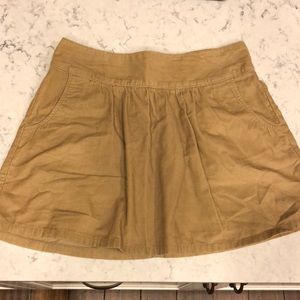 Old Navy Khaki Corduroy skirt